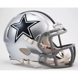 Mini Casco NFL Cowboys, plata