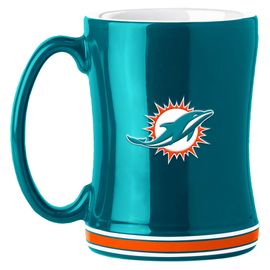 Taza Cerámica NFL Dolphins 14 oz, verde