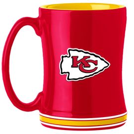 Taza Cerámica NFL Chiefs 14 oz, rojo