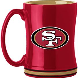 Taza Cerámica NFL 49ers 14 oz, rojo