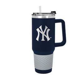 Vaso Térmico con Popote MLB Yankees 40 oz, azul marino