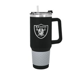 Vaso Térmico con Popote NFL Raiders 40 oz, negro