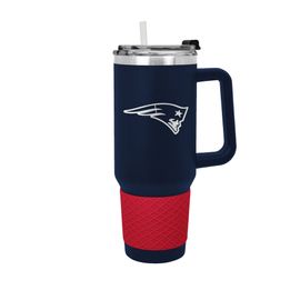 Vaso Térmico con Popote NFL Patriots 40 oz, azul marino