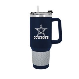 Vaso Térmico con Popote NFL Cowboys 40 oz, azul marino