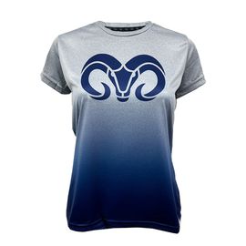 Playera Deportiva BORREGOS Degradada Jaspe CF, Azul