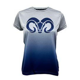 Playera Deportiva BORREGOS Degradada Jaspe CF, Azul