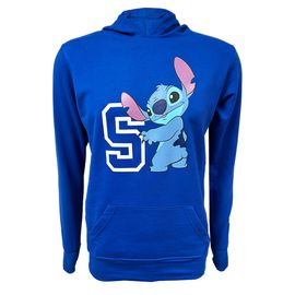 Sudadera Disney Stitch "S" TEC Azul, unisex