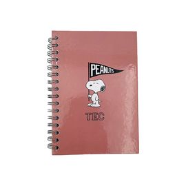 Libreta Flag Snoopy TEC Naranja claro