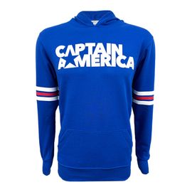 Sudadera Algodón Marvel Capitán América TEC Azul, unisex