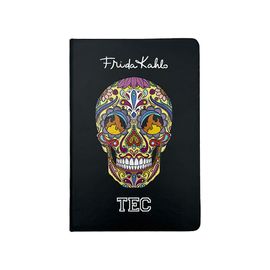Libreta Frida Kahlo Calavera TEC negro