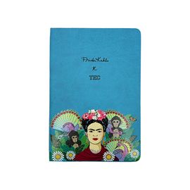 PREVENTA Libreta Frida Kahlo Changos TEC celeste