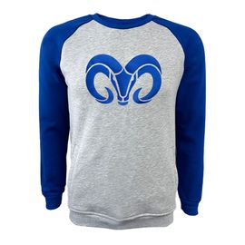Sudadera PO Vintage Borregos Gris/Azul, Unisex